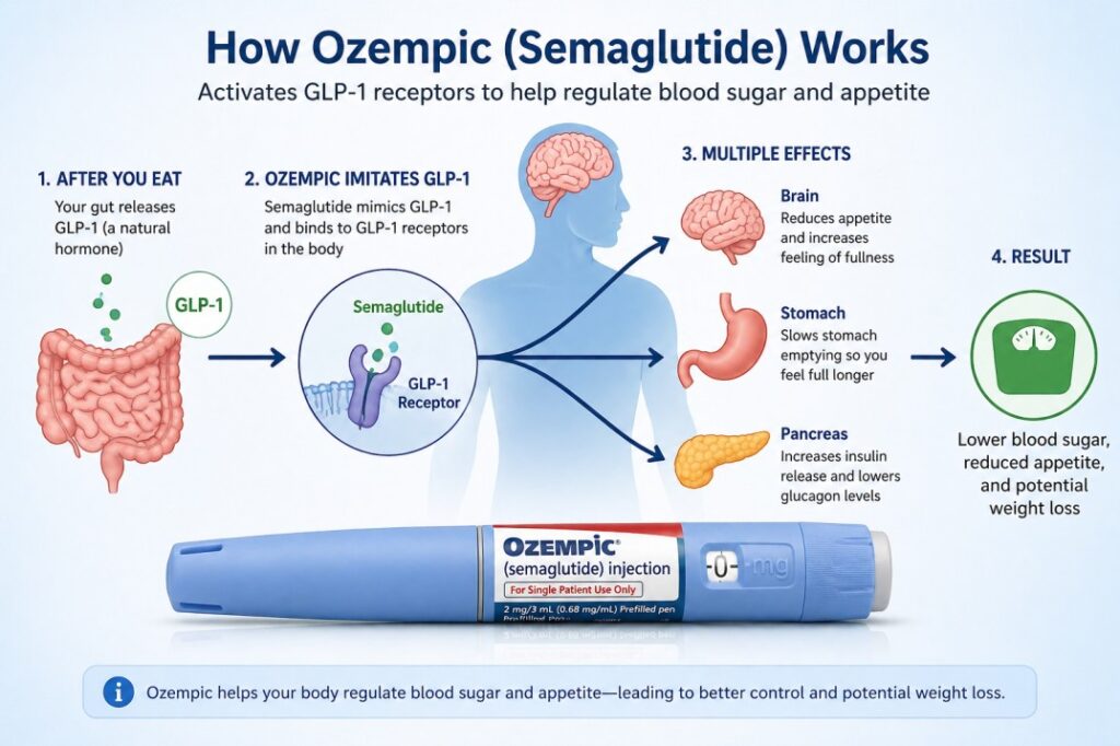 glp-1 hormone effect on appetite and stomach emptying explained