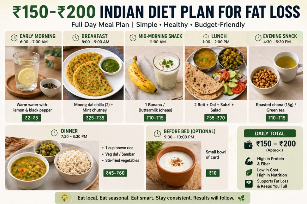 full day indian diet plan for weight loss breakfast lunch dinner snacks