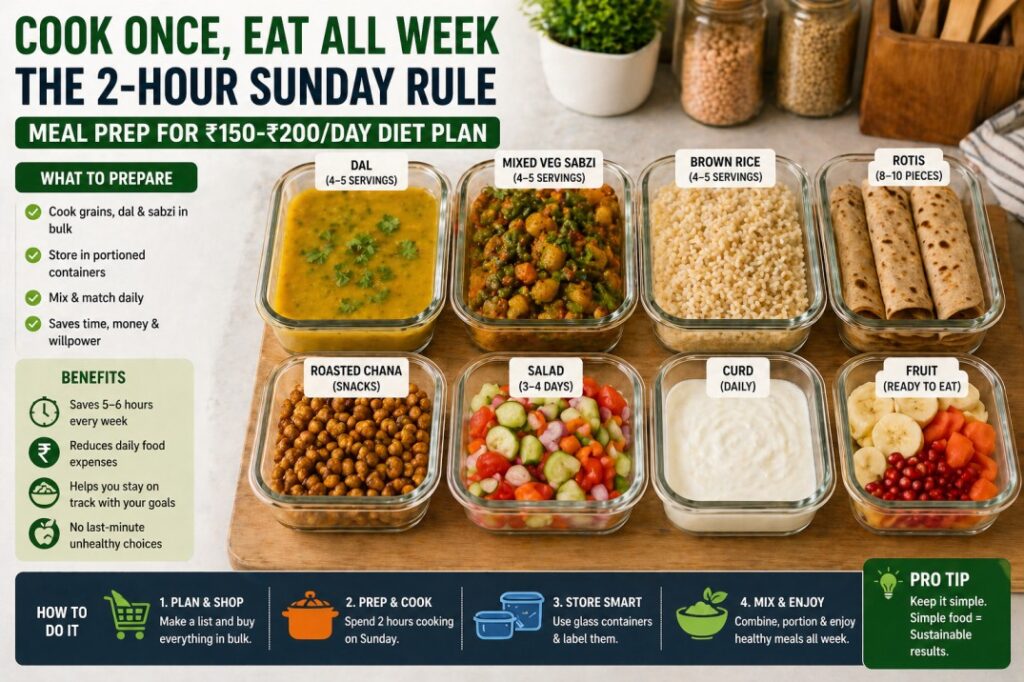 indian meal prep for weight loss budget diet weekly cooking