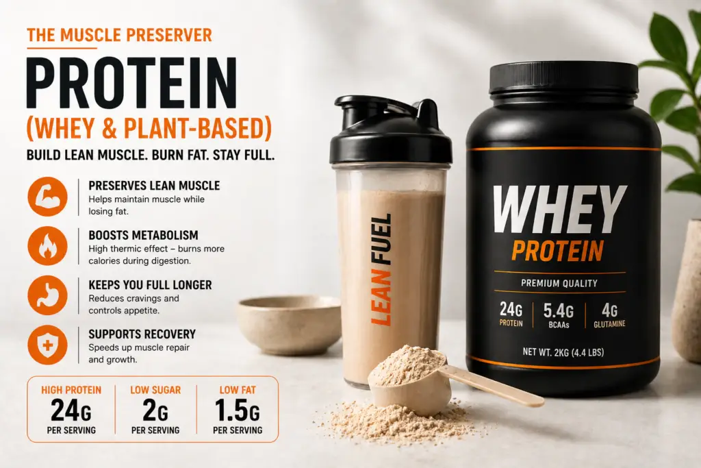 “protein shake for fat loss and muscle preservation”