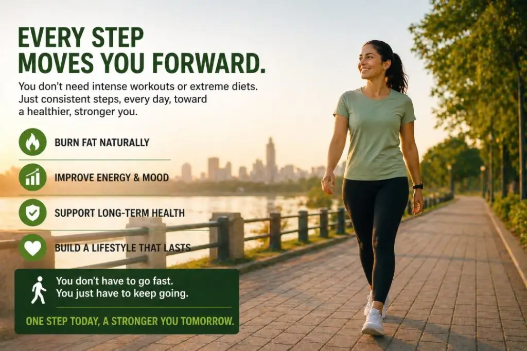 consistent walking leads to long term fat loss results