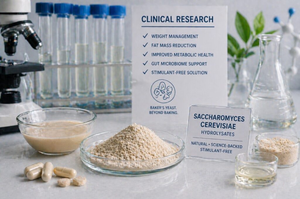 saccharomyces cerevisiae extract used for weight loss and metabolism support