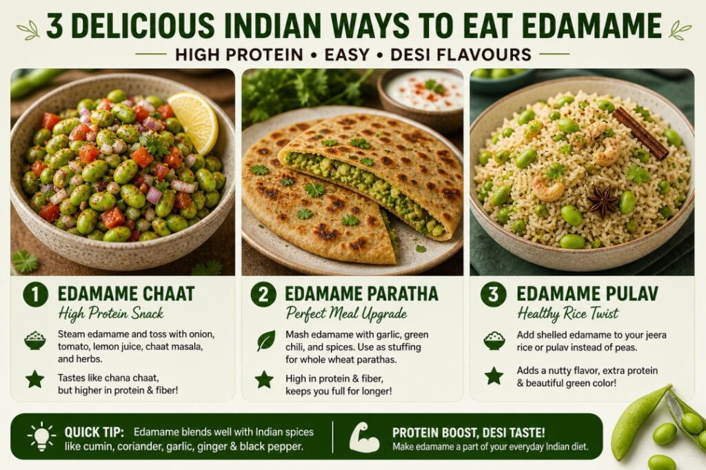how to eat edamame indian recipes chaat paratha rice