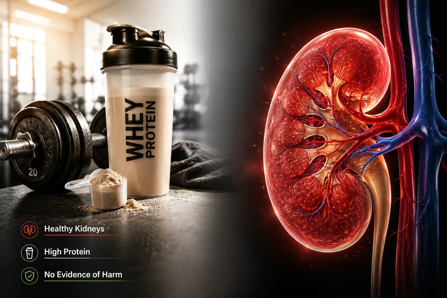 is whey protein bad for kidneys