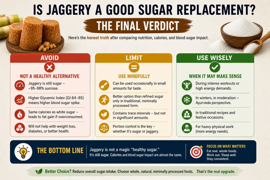 is jaggery healthy sugar replacement final verdict