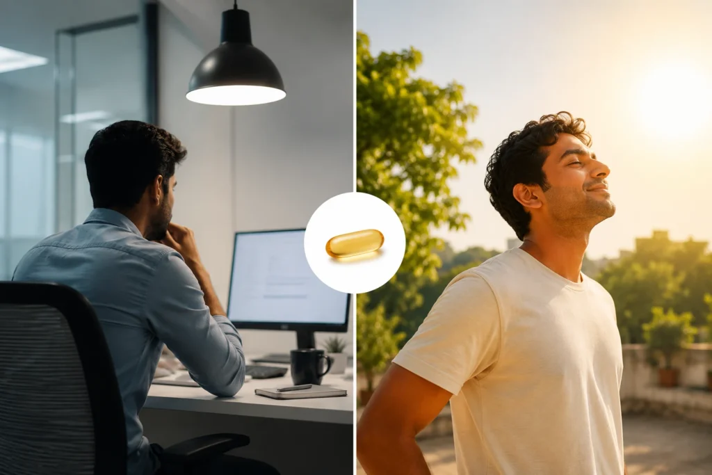 Indoor lifestyle linked to vitamin deficiency causing hair fall despite sunlight