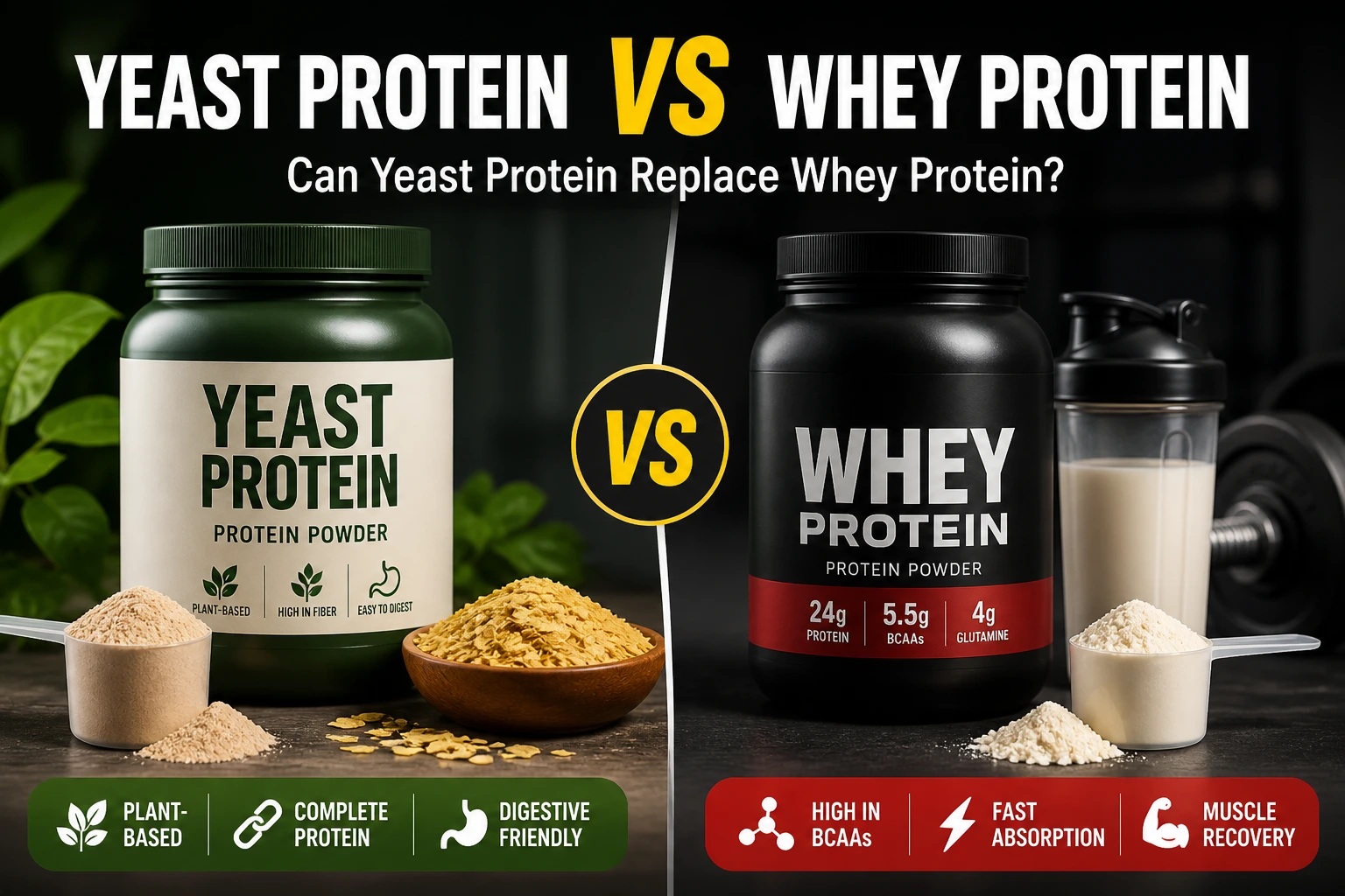 Can Yeast Protein Replace Whey Protein