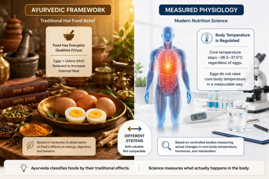 Traditional hot food beliefs compared with modern nutrition science